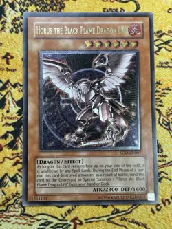 Yugioh Horus the Black Flame Dragon LV6 SOD-EN007 Ultimate Rare Unlimited - Image 2