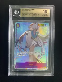 2022 TCG One Piece Summit Japanese Decisive Battle OP02-120 SEC BGS10 IO35 - Image 1
