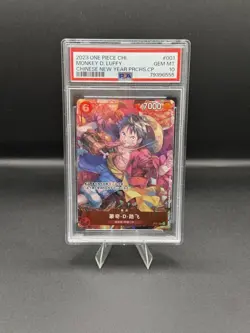 2023 One Piece Chinese Monkey D. Luffy Chinese New Year Promos PSA 10 No.18 LFZ - Image 2