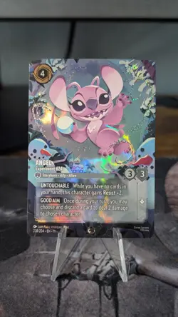 Disney Lorcana Winterspell - Enchanted Angel - Experiment 624 - 238/204 - Image 1