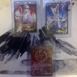 Pokemon Card Lot Mewtwos, Oricorio - Image 1