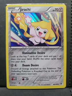 Jirachi 42/108 Holo Rare XY Roaring Skies Pokemon Card TCG NM - Image 1