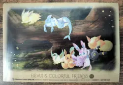 Set 6 Japan Pokemon Center Eevee and Colorful Friends Clear Card - Image 2