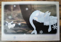 Set 6 Japan Pokemon Center Eevee and Colorful Friends Clear Card - Image 5