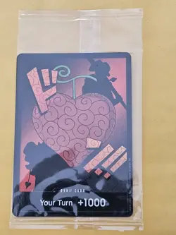 One Piece DF03 Devil Fruit Collection Vol 3 Promo Foil Don Card SEALED OP01 - Image 1