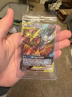 Pokemon TCG Moltres Zapdos Articuno GX SM210 Hidden Fate Promo Card SEALED - Image 1