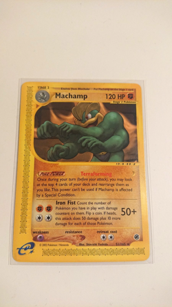 Lot of 3 Pokemon Expedition E Reader Cards Machop Machoke Machamp Evolution Set - Image 5