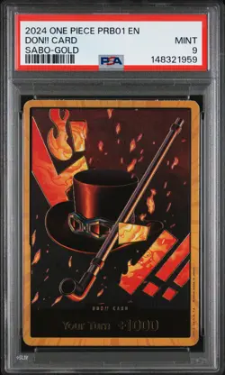 2024 ONE PIECE PRB01-PREMIUM BOOSTER-ONE PIECE CARD THE BEST- DON!! CARD PSA 9 - Image 1