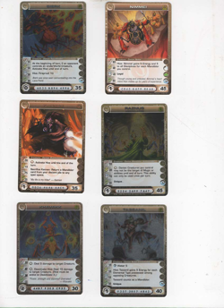 Chaotic lot #160. Lot of 6 Rare Danian creature cards - Image 1