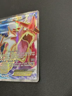 Pokemon Gyarados EX TCG Full Art Holo Ultra Rare Card 114/122 MP - Image 2