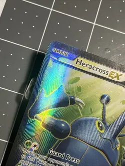 Pokemon Heracross EX 105/111 Furious Fists XY Full Art Ultra Rare Card LP - Image 4