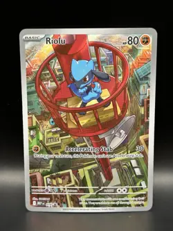 Riolu 010 - Pokemon Mega Evolution Black Star Promo Card - NM - Image 1