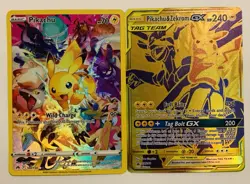 2- card -Pikachu Crown Zenith , Pikachu & Zekrom GX Tag Team Promo!!! - Image 1