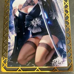 Goddess Story Gold METAL Card - Serial Number #114/200! 2B Anime *READ* - Image 3