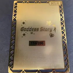 Goddess Story Gold METAL Card - Serial Number #114/200! 2B Anime *READ* - Image 5