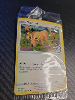 Stantler 125/189 Holiday Advent Calendar Promo Sealed Pokemon Trading Card Game - Image 3