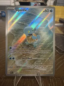 Pokemon Squirtle Holo Card TCG SV Scarlet & Violet 151 Series 170/165 - Image 1