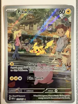 Pokemon Pikachu 173/165 Illustration Rare Holo Sv: Scarlet & Violet 151 Card - Image 1