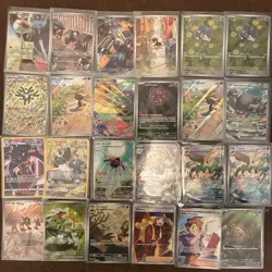Huge Pokemon Collection TCG Cards Over 150 Sleeved Holos - Image 2