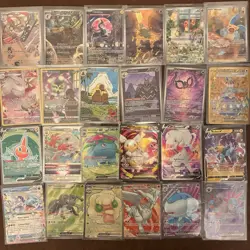 Huge Pokemon Collection TCG Cards Over 150 Sleeved Holos - Image 3