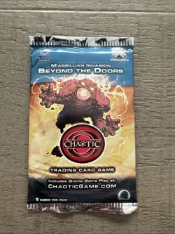 Chaotic BEYOND THE DOORS 1st Edition - Factory Sealed 9 Card Booster Pack - Image 1