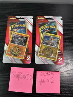 2 2019 Pokemon Team Up Sun & Moon 3 Card Mini Packs SEALED NEW TCG - Image 1