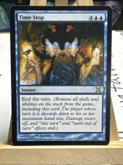 MTG *Time Stop X1* (MP) Tenth Edition Magic The Gathering Free Shipping - Image 1