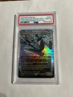 Spectacular Spider-Man (0237) PSA 10 Borderless Textured Foil Marvel's... - Image 1