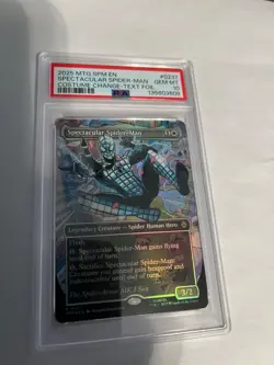 Spectacular Spider-Man (0237) PSA 10 Borderless Textured Foil Marvel's... - Image 2