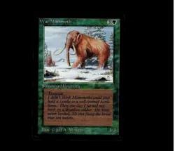 Magic the Gathering - WAR MAMMOTH Beta MTG - Image 1