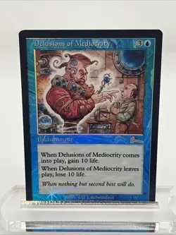 Delusions Of Mediocrity FOIL Urza’s Legacy Near Mint Never Played Mtg Magic - Image 1