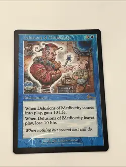 Delusions Of Mediocrity FOIL Urza’s Legacy Near Mint Never Played Mtg Magic - Image 2