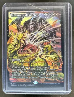 2025 Magic The Gathering MTG Mutinous Massacre Foil #0363 - Image 1