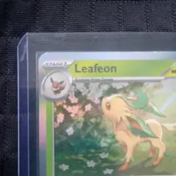 Pokemon Leafeon (Master Ball Pattern) Prismatic Evolutions Reverse Holo - Image 3