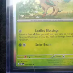 Pokemon Leafeon (Master Ball Pattern) Prismatic Evolutions Reverse Holo - Image 5