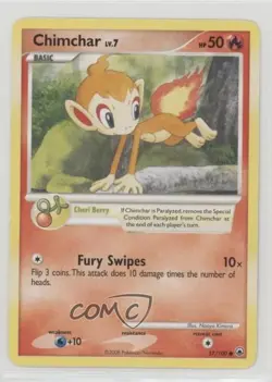 Chimchar Pokemon Diamond & Pearl Majestic Dawn #57 2008 - Image 1