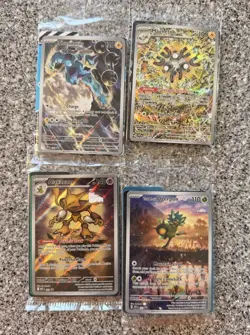 Pokemon Sealed Black Star ETB Promo Lot of 4 Alakazam Magneton & More - Image 1