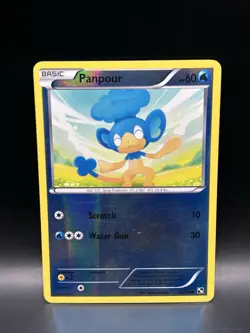 Panpour 33/114 (Reverse Holo & Regular) - Pokemon Black & White Card - MP/LP - Image 2