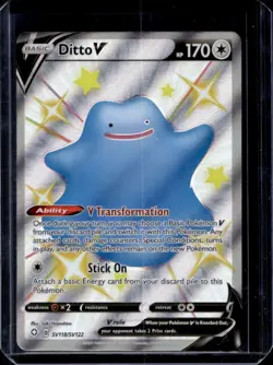 2021 Pokemon SWSH Shining Fates Ditto V Shiny Vault #SV118/SV122 - Image 1