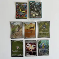 x8 Illustration Rare Bundle English Mint Pokemon TCG (various assortment) - Image 1