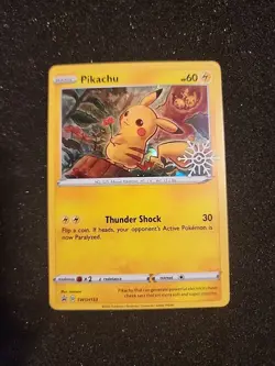 Pokemon Sword & Shield Black Star Promo Pikachu SWSH153 [Holiday Calendar] - Image 1