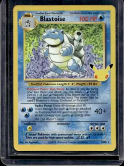 2021 Pokemon SWSH Celebrations Blastoise Classic Collection #2/102 - Image 1