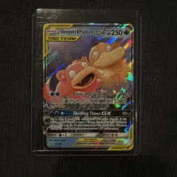Pokemon Sun and Moon Unified Minds Slowpoke Psyduck GX Tag Team #35/236 MP - Image 1