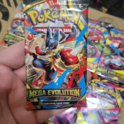 8 x Pokemon Mega Evolutions Phantasmal Flames Booster Pack Lot 2 - Image 2