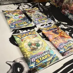 Pokemon Sword & Shield Brilliant Stars Booster Pack ART SET - Image 4