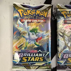 Pokemon Sword & Shield Brilliant Stars Booster Pack ART SET - Image 5