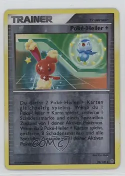 Poke Healer + German Reverse Foil Pokemon Diamond & Pearl Stormfront #90 2008 - Image 1