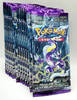 Pokemon TCG Korean Violet EX sv1V - Sealed Booster Pack - Lot of 15 - Image 1