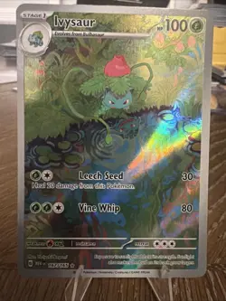Pokemon TCG Ivysaur Scarlet & Violet 151 IR #167/165 Near Mint - Image 1