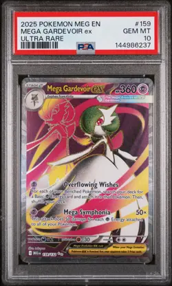2025 POKEMON MEG EN-MEGA EVOLUTION ULTRA RARE #159 MEGA GARDEVOIR EX PSA 10 - Image 1